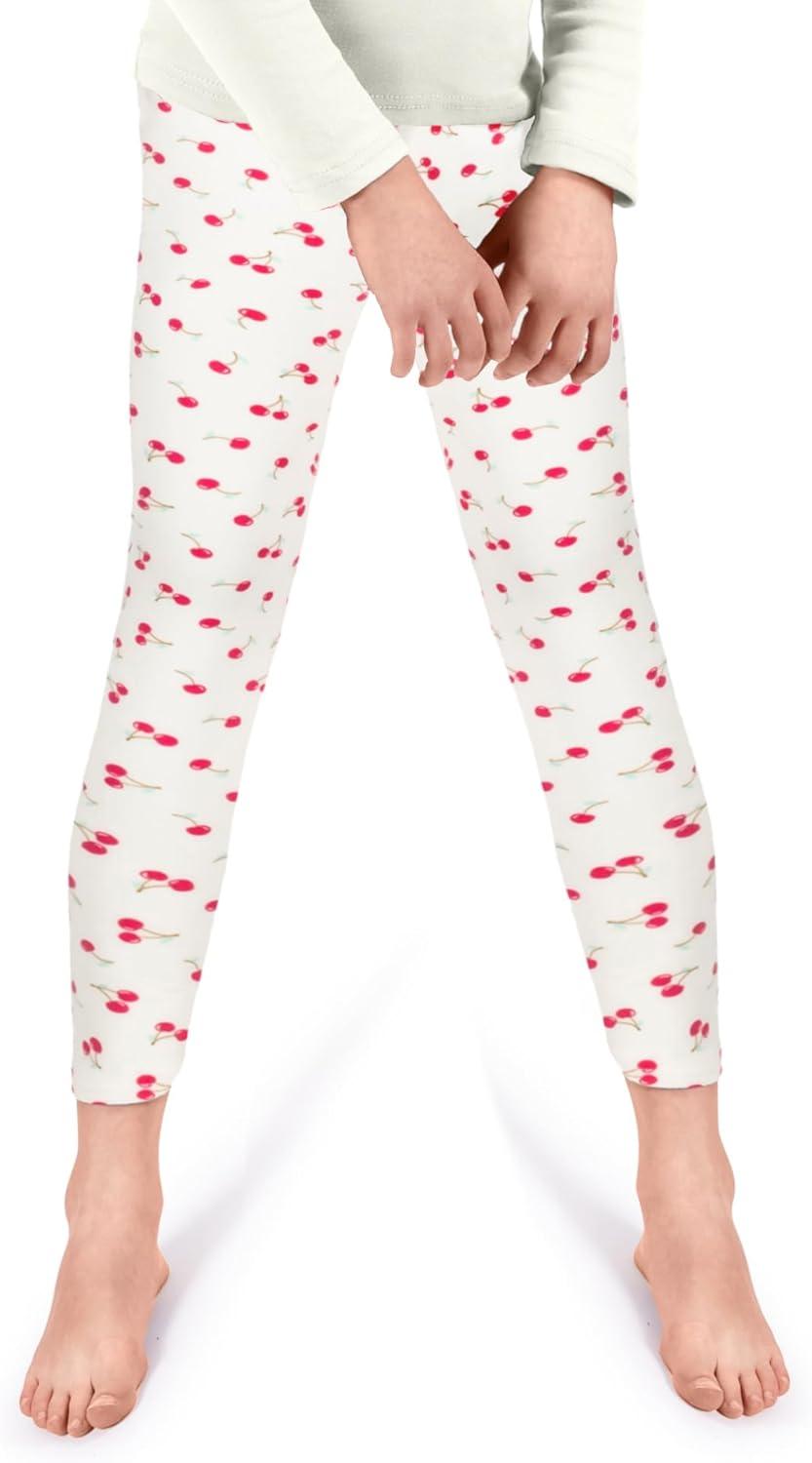 imageRocky Thermal Underwear for Kids Girls Thermals Long Johns Underwear Base Layer for Cold weatherskiingCherry Design